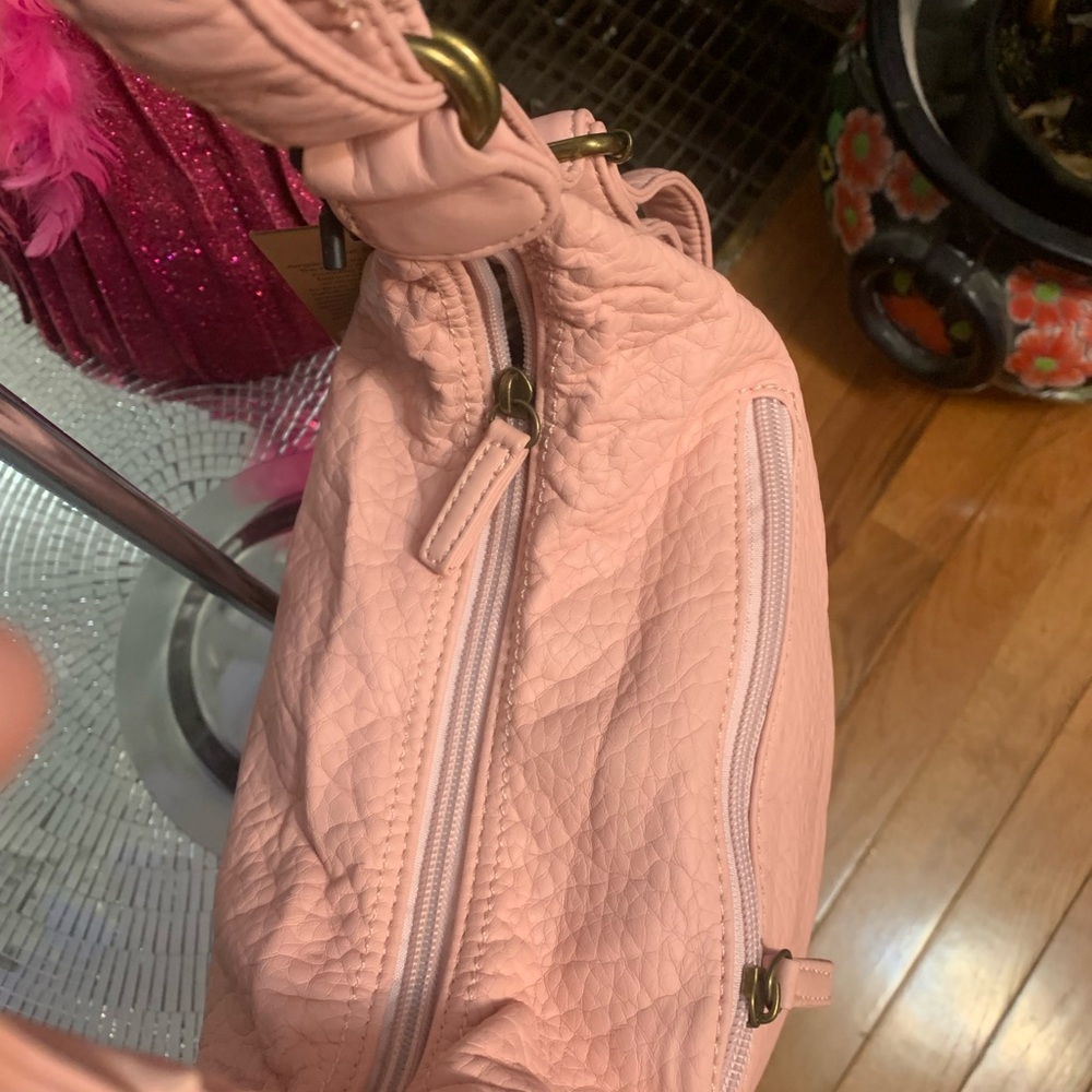 New Mini Convertible backpack purse in petal pink! - Picture 9 of 9